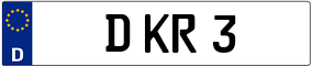 Truck License Plate